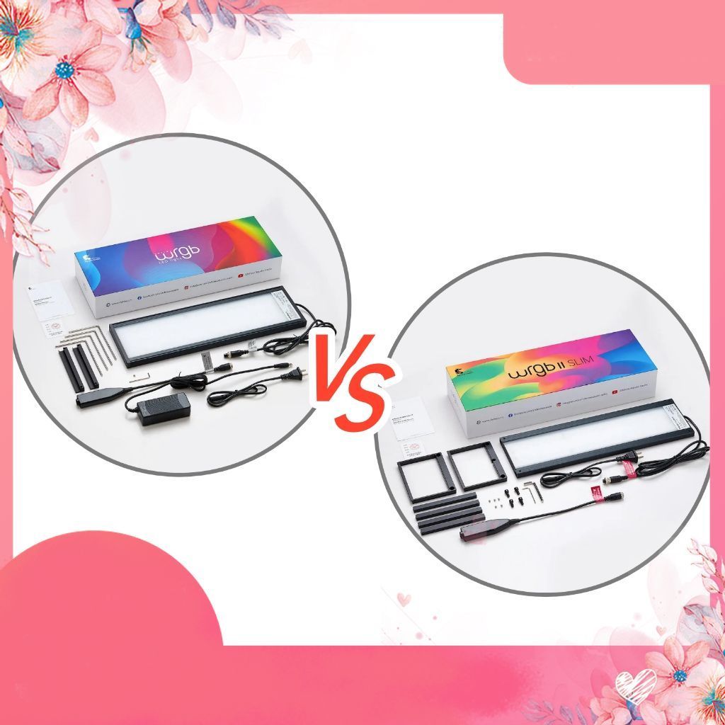 So sánh chi tiết giữa Chihiros WRGB-2 và Chihiros WRGB-2 SLIM, giúp bạn dễ dàng lựa chọn .namaquatic