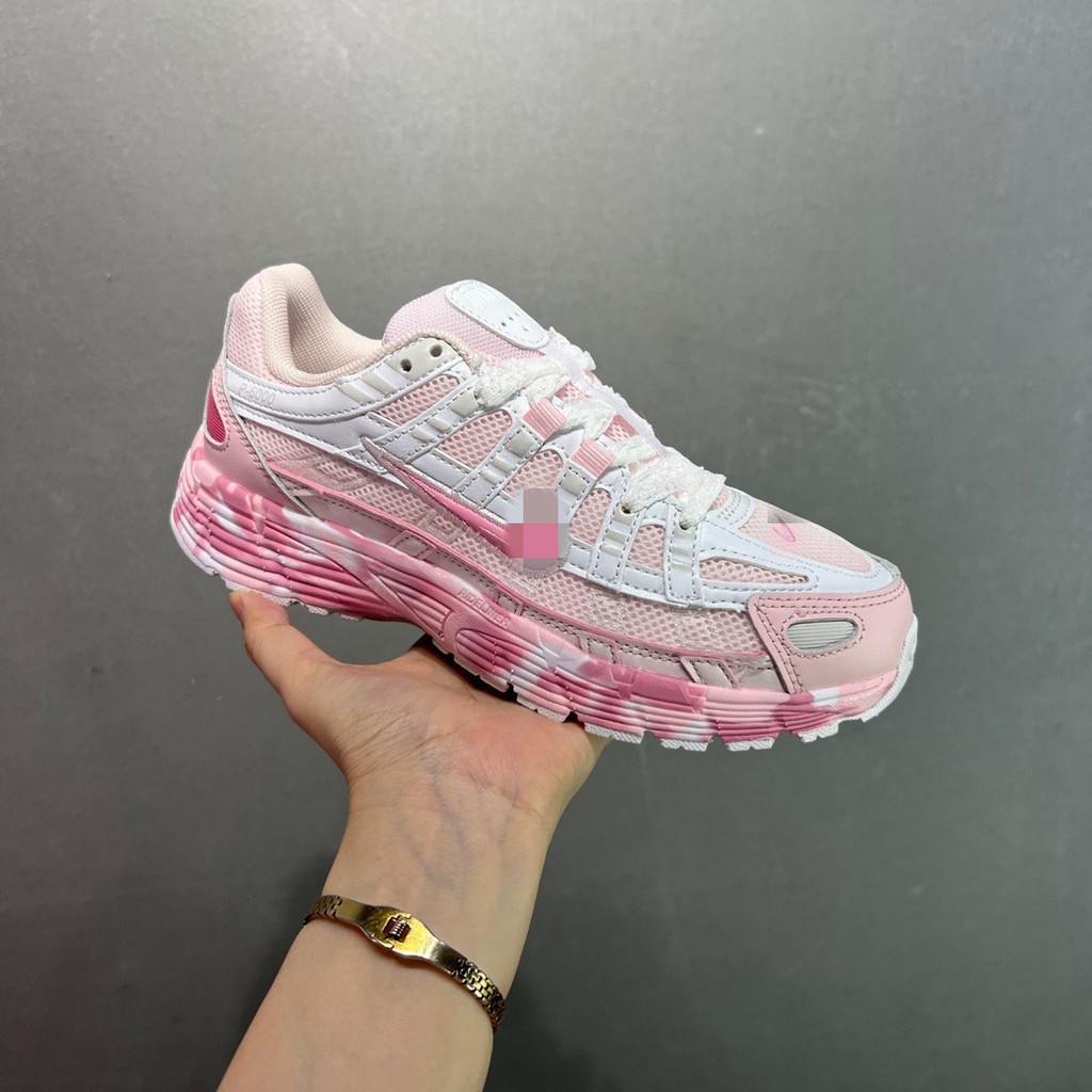 Giày Thể Thao P6000 Nam/Nữ Lưới Thoáng Khí Phong Cách Retro