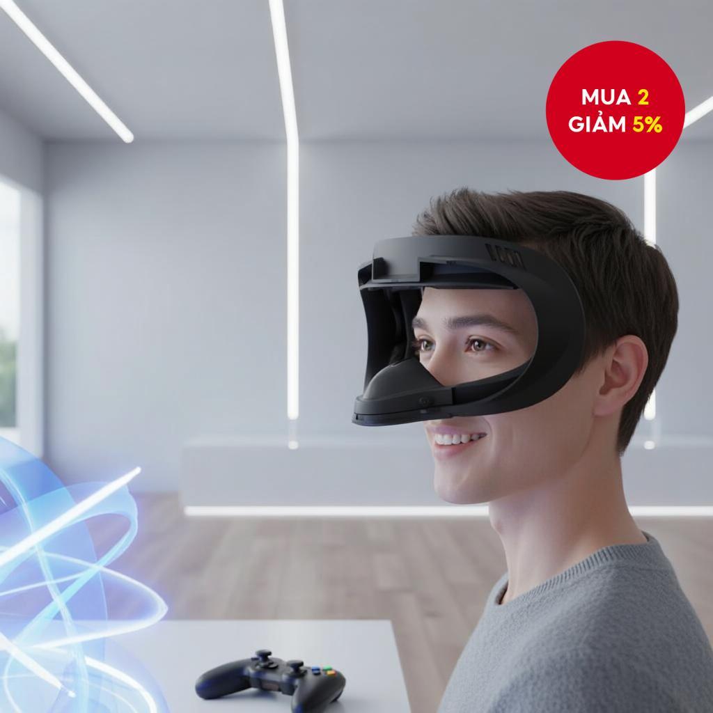1 cái Giao diện khuôn mặt và đệm mặt Oculus Quest 2, miếng đệm mút PU chống mồ hôi - Phụ kiện VR cho