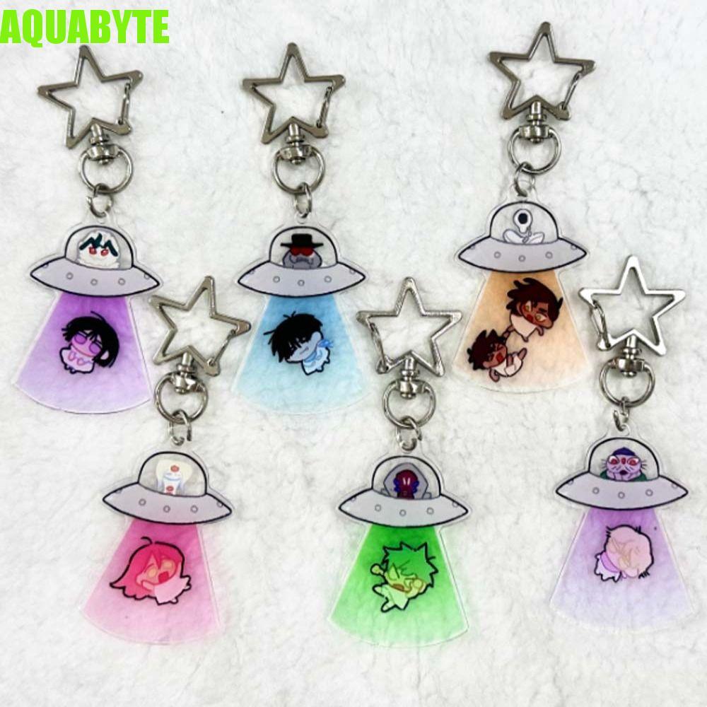 Mặt dây chuyền AQUABYTE Till Ivan, Túi ngoại vi Anime Charm Alien Stage Móc khóa, Schoolbags Cosplay