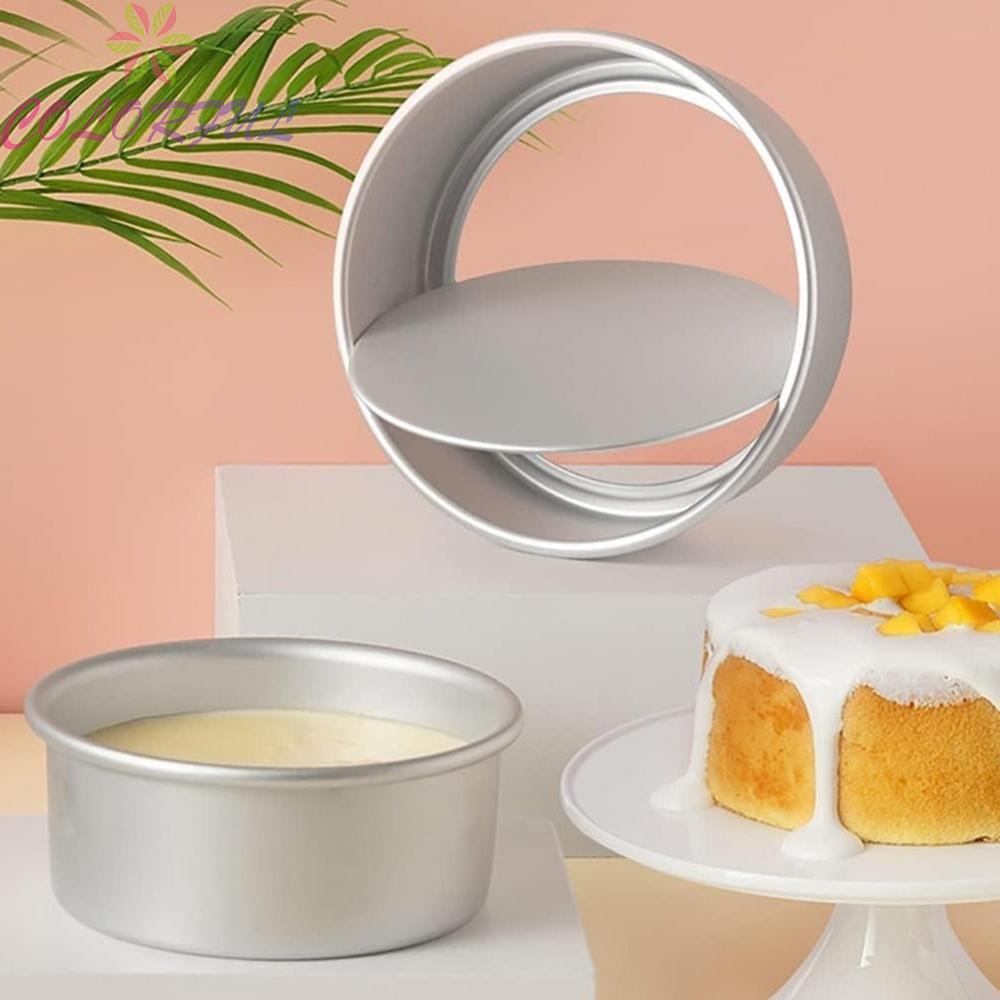 【COLORFUL】6 7 8 Inch Chiffon Cake For MOLD with Removable Base for Perfect Shape Retention