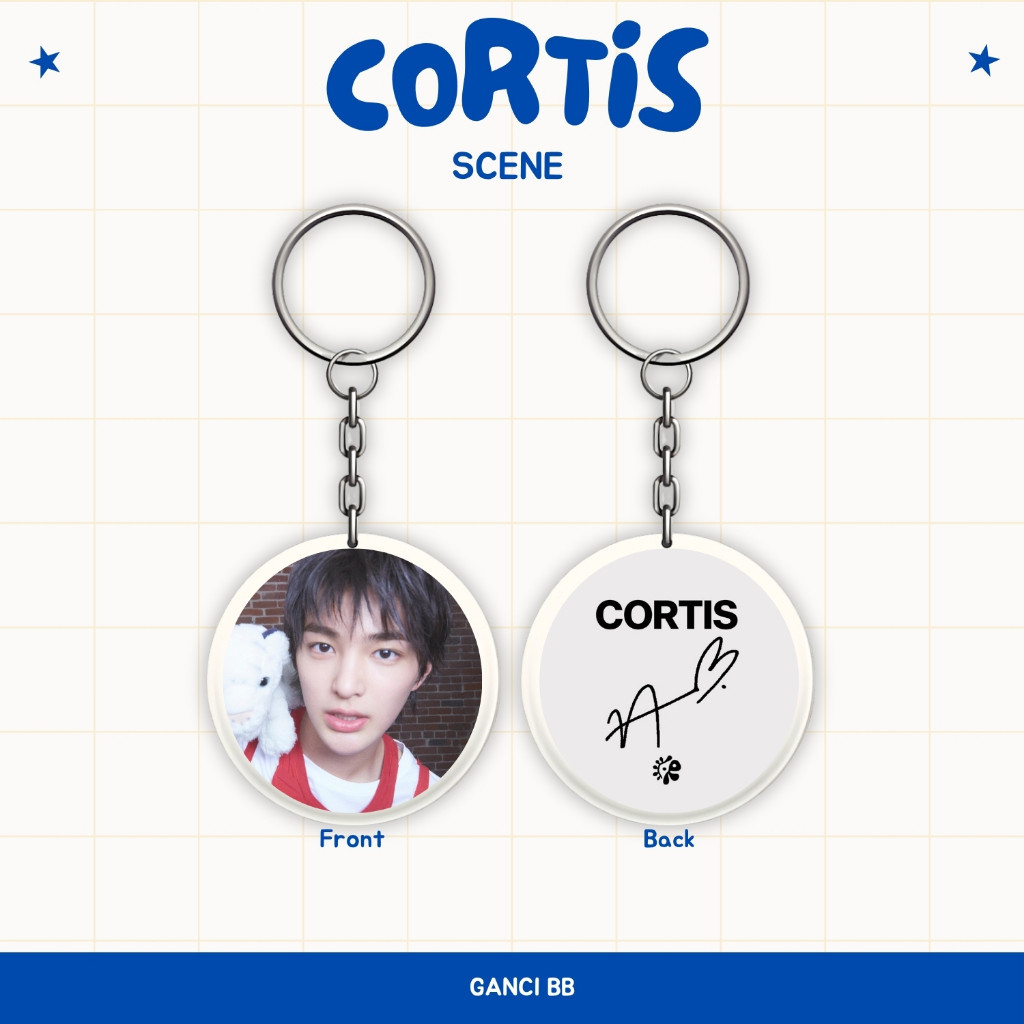 móc khoá 2 mặt CORTIS SCENE KEYCHAIN KEYCHAIN KPOP James, Juhoon, Martin, Seonghyeon và Keonho acryl