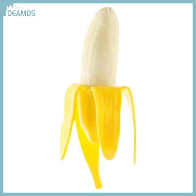 DE Mô Phỏng Lột Chuối Đồ Chơi Sáng Tạo Giảm Căng Thẳng Đồ Chơi Squeezable Chuối Đồ Chơi Thư Giãn Tay