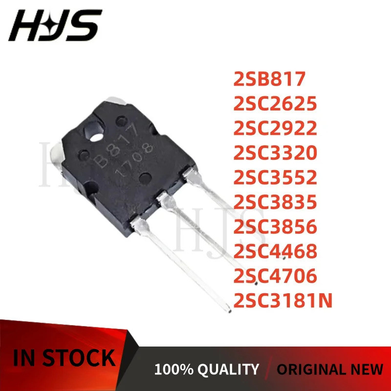 5 Chiếc 2SC3835 2SC4468 2SC3856 2SC4706 2SC3552 2SC3181N 2SC2625 2SC2922 2SC3320 2SB817 C3835 C4468 