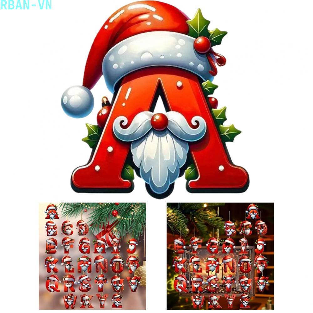 Alphabet Ornaments A-Z Letter Ornaments Customizable Letters Easy To Hang