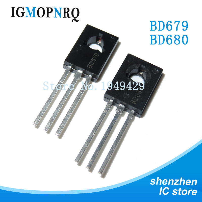 10 Chiếc 2SB649 2SD669 2SB772 2SD882 BD237 BD679 BD680 BD681 BD682 TO126 BD238 BD677 BD678 BD875 BD4