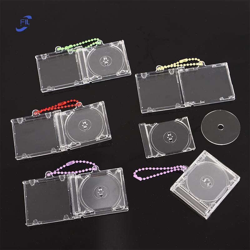 FIL nk Album CD Case Móc Khóa CD Player Móc Khóa Ngoại ViMemorative Album Chìa Khóa Cho DIY Bapa Mặt
