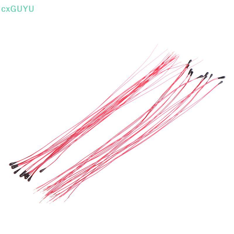 [cxGUYU] 10 CÁI Điện trở nhiệt điện trở NTC MF52B 10K 100K Dây đeo đầu dò B3470 B3380 B3950 B3435 B 