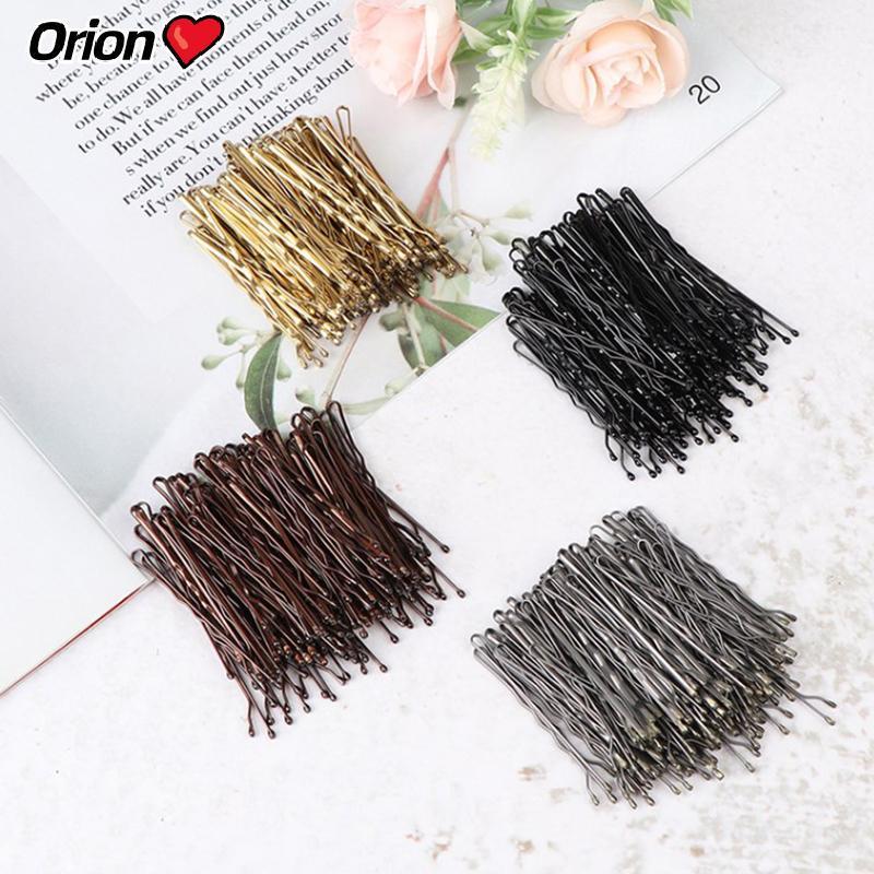 [Auz] 50 cái kẹp tóc nữ màu vàng kẹp tóc dụng cụ tạo kiểu tóc kẹp tóc kẹp tóc hình chữ U kẹp tóc cho