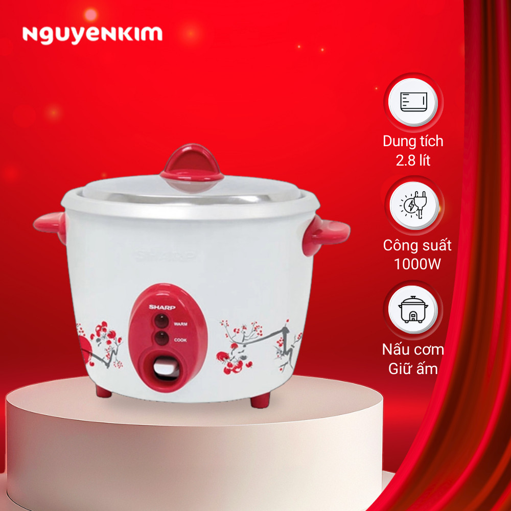 Nồi cơm điện Sharp 2.8 lít KSH-D28V