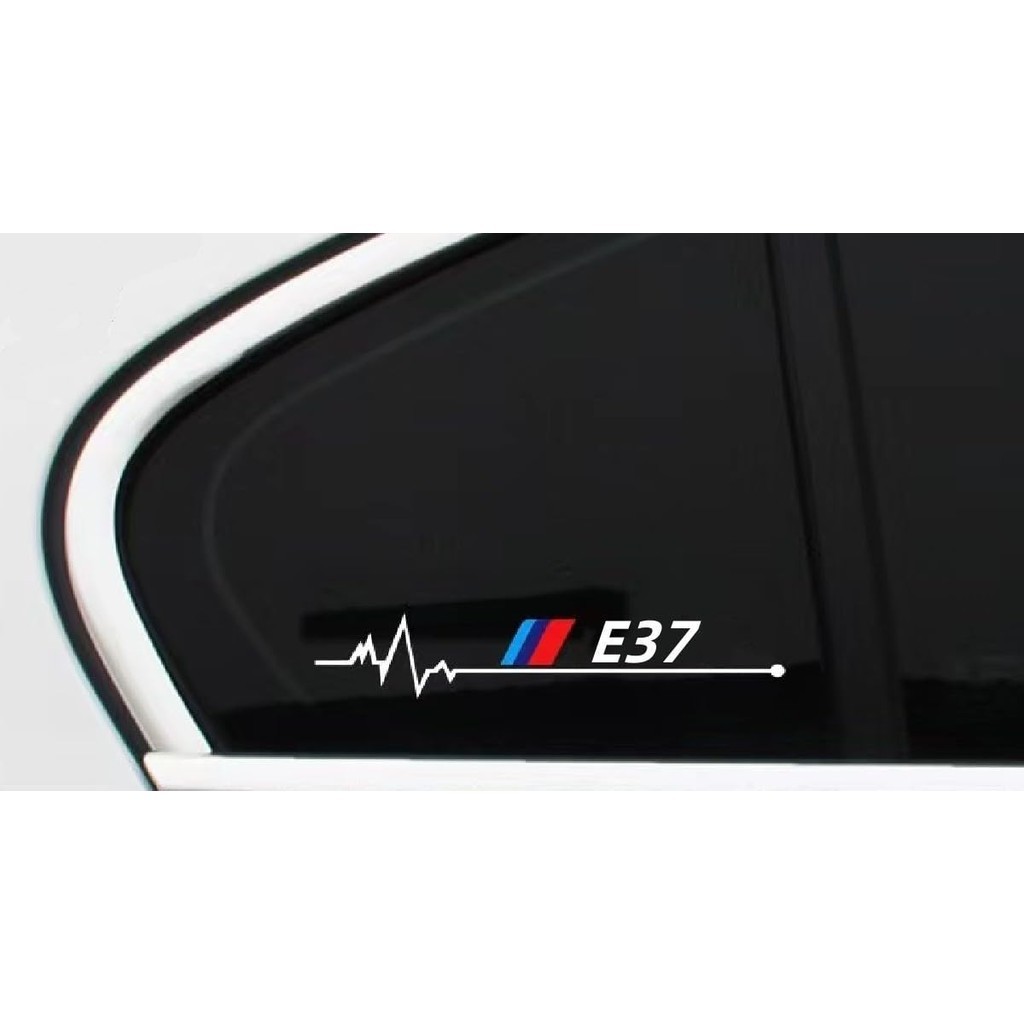 2 Decal Xe Ô Tô Cho Xe BMW E37, Decal Dán Cửa Sổ Ô Tô (E37)