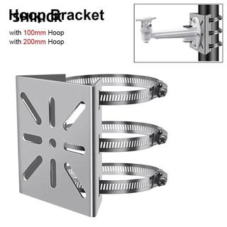 Shikick 1 Bộ Giá Đỡ Giám Sát, Đa Năng Với Chân Đế Adapter Gắn Cực Tròn Dài 100 / 200mm, Chân Đế Vòng Inox Cho Cực Ngoài Trời