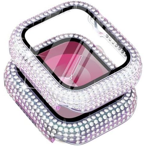 Ốp lưng Apple Watch Surace Bling có miếng bảo vệ màn hình Tương thích với Apple Watch Series 11 Seri