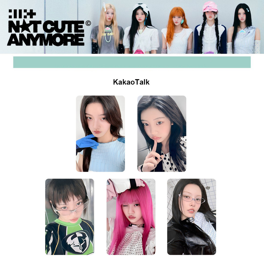 5 Chiếc ILLIT KHÔNG DỄ DÀNG Thẻ Lomo Album BOMB Toki Yo Tomare Tôi LL THÍCH BẠN NGÀY GLITTER HMV WEV