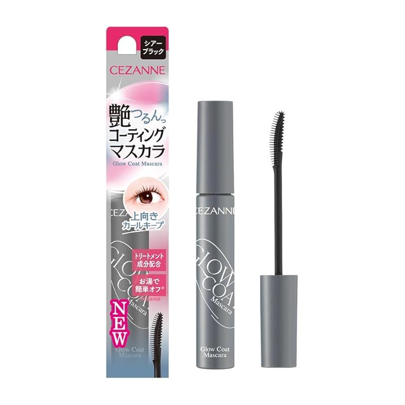 Cezanne GROW Coat Mascara 01 Sheer Black 6.0g A sleek, glossy, beauty-coating mascara.