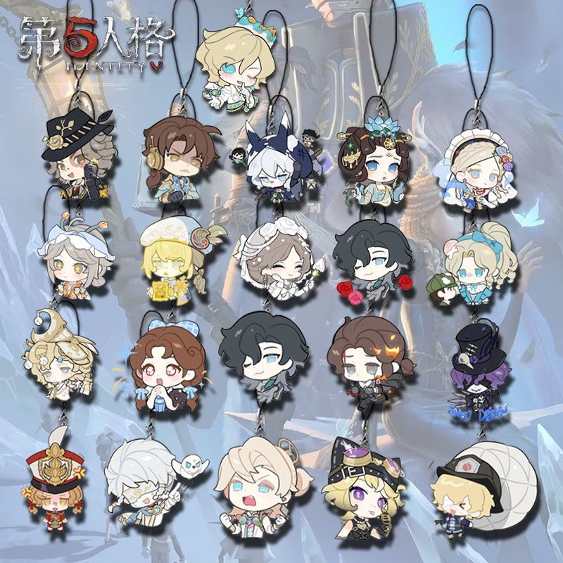20PC Identity V Richard Sterling Frederick Kreiberg Picture Mobile Phone Chain Acrylic