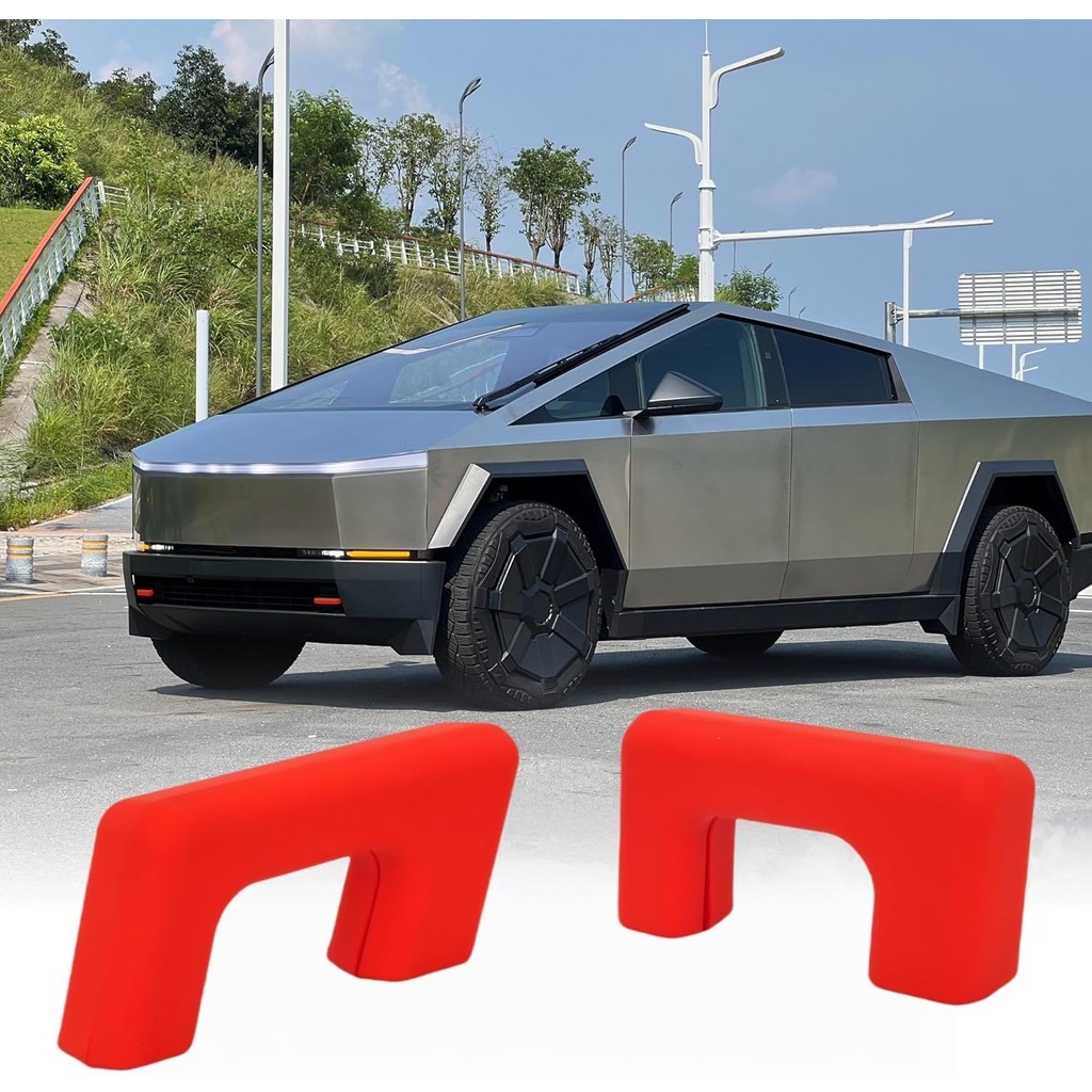 2 Chiếc Móc Kéo Có Phù Hợp Cho Tesla Cybertruck 2024 2025 Mẫu, Vỏ Dây Silicon Bảo Vệ Tùy Chỉnh Cho X