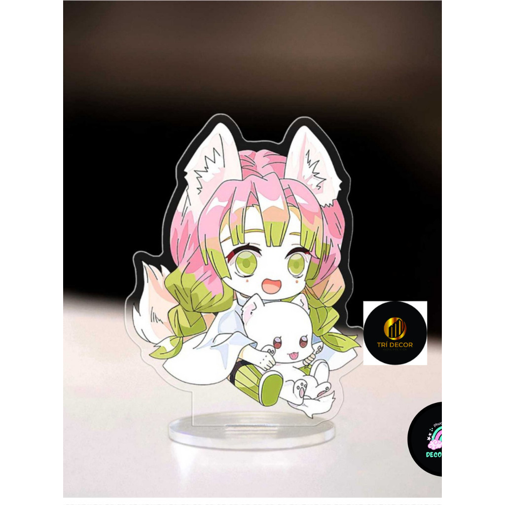 Mô hình Standee anime Kimetsu no Yaiba chibi Tanjiro Zenitsu Nezuko Inosuke Demon Slayer Manga Nhật 