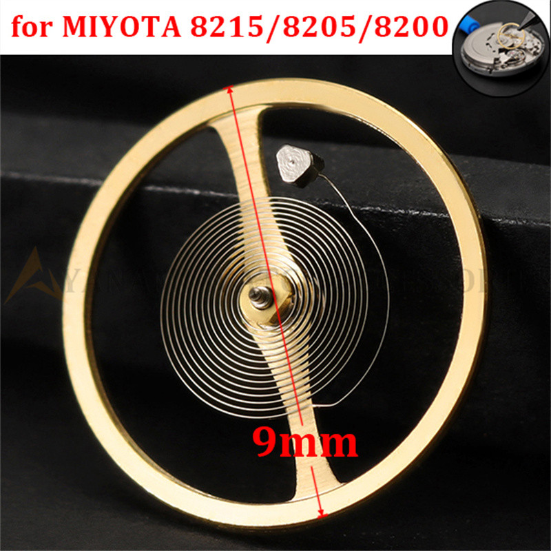 1 / 2 Chiếc Đồng Hồ Tóc Cân Bằng Bánh Xe Cho MIYOTA 8215 / 8205 / 8200 Đồng Hồ Đeo Tay Cân Bằng Bánh