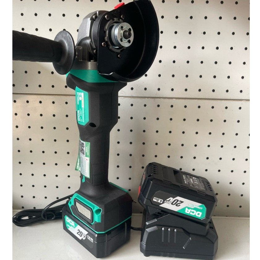 Máy mài góc dùng pi 20V DCA ADSM04-100 có điều chỉnh tốc độ và chống sốc đá