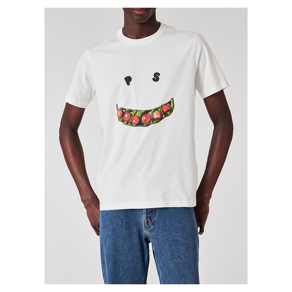 PS Men PS Smiley Face Series Pea Smiley Face Pattern Áo thun