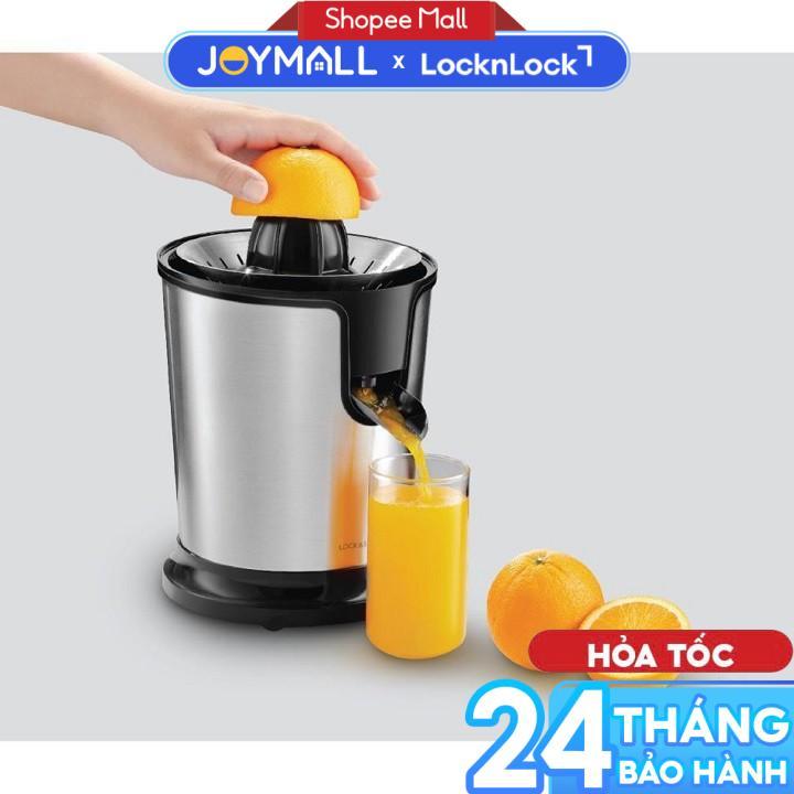 Máy Vắt Cam Thép Không Gỉ LocknLock EJJ226BLK 85W, Hàng Chính Hãng, Chống Trượt - JoyMall