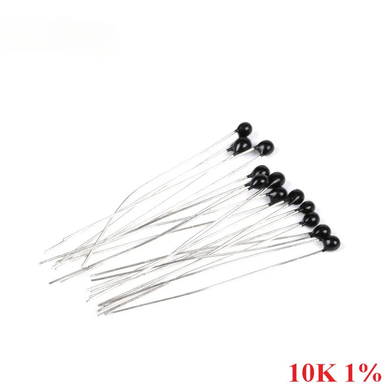 Bộ 50 Điện Trở Nhiệt Điện Trở NTC MF52 NTC-MF52-1033435 Cảm biến nhiệt độ điện trở nhiệt 10K ohm R 1