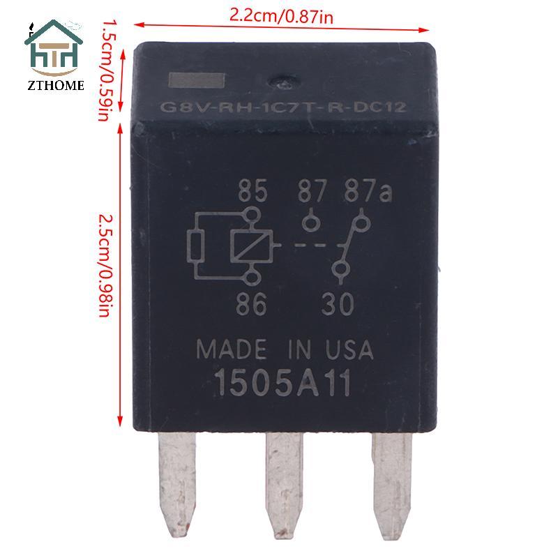 [ZTHOME] G8V-RH-1C7T-R-DC12 G8VRH1C7TRDC12 12V Rơle ô tô SPDT 35A 12VDC 5Pins Boutique