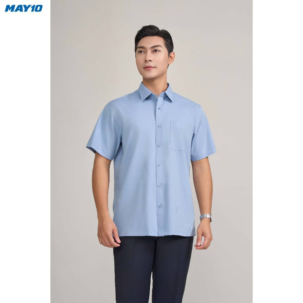 Áo Sơ mi nam cộc tay May 10 form Regular mã 010124030 AH362