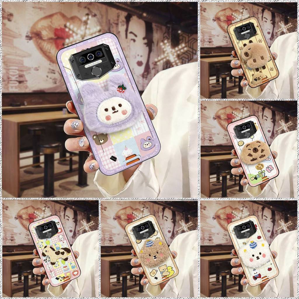 Ốp Điện Thoại 3D Sang Trọng Cho Oukitel WP5 / WP5 Pro Silicone Thêu Bảo Vệ Thiết Kế Thời Trang Ba Ch