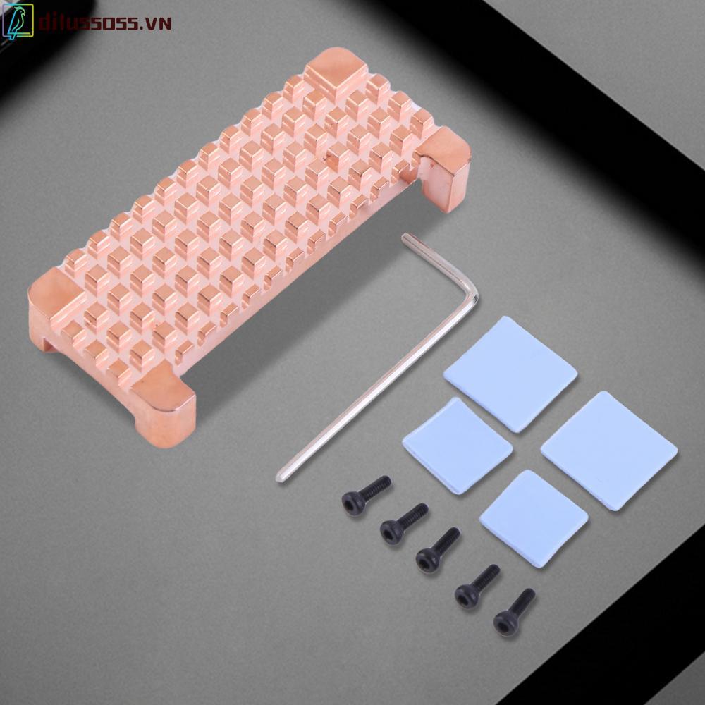 Vỏ làm mát thụ động Tản nhiệt bằng đồng cho Raspberry Pi Zero W / 2W
