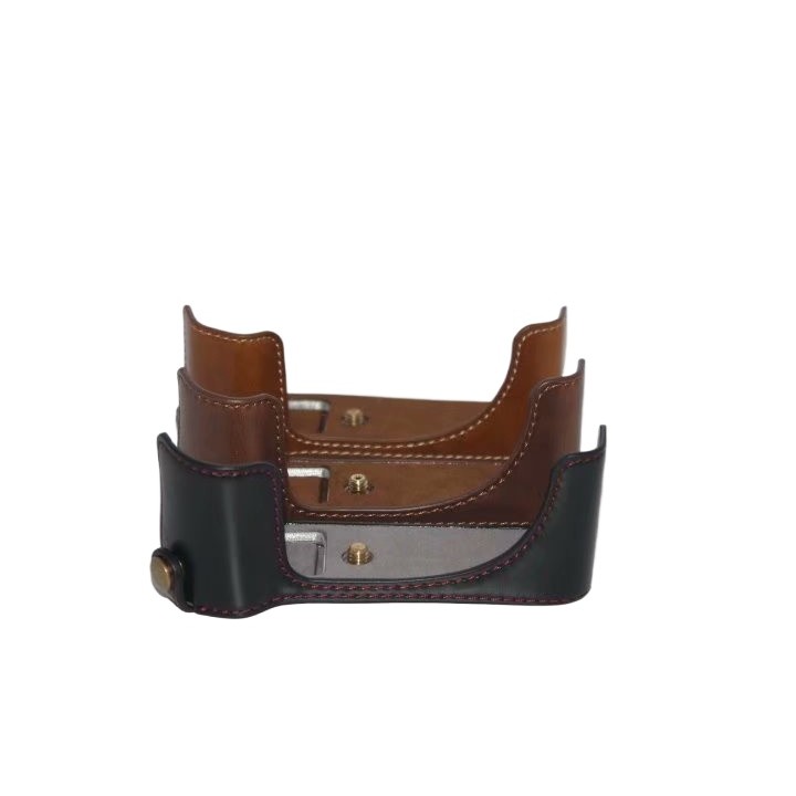 Ốp lưng máy ảnh nửa thân bằng da PU cho Canon PowerShot G1X Mark III G1XIII G1X3