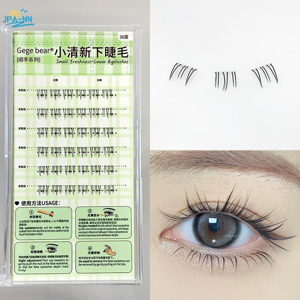 Hàng mi riêng lẻ Dưới mi mi mềm mại Anime mi thích hợp cho mọi phong cách trang điểm