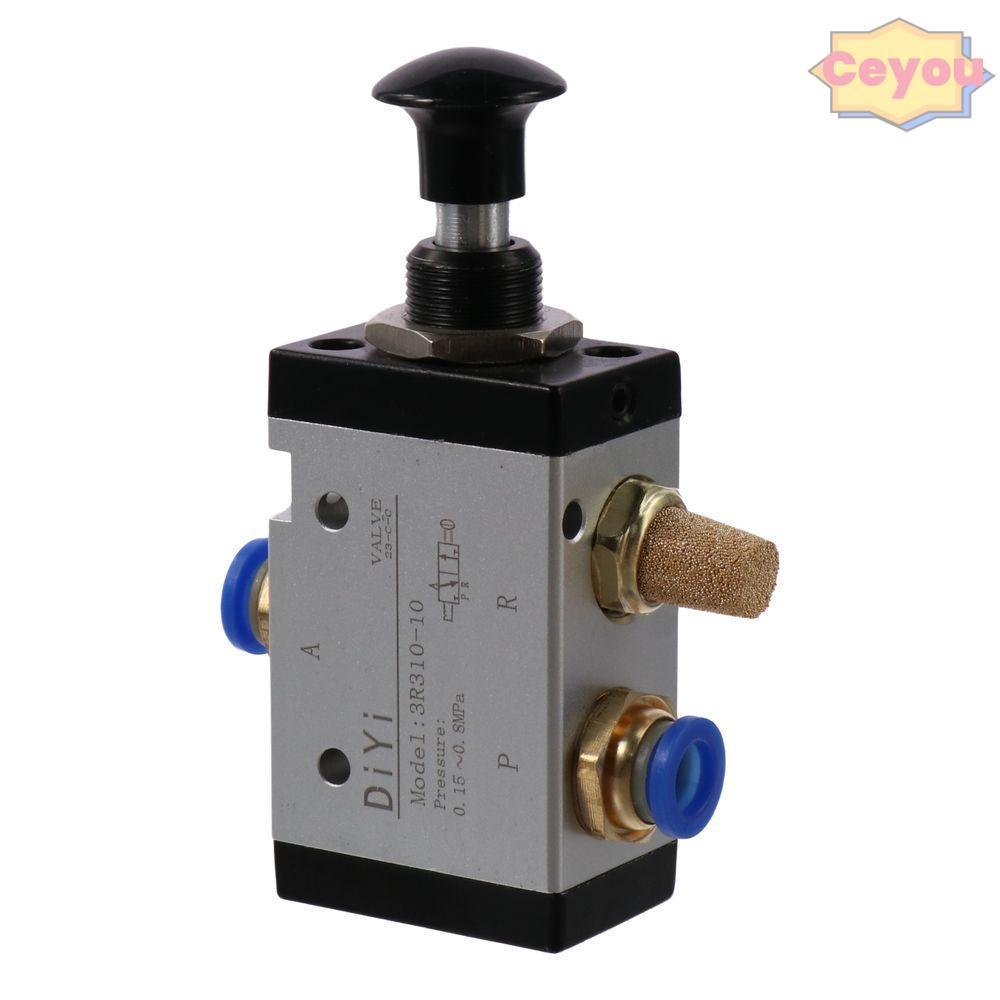 Van điện từ CEYOU, Tay khí nén 3R210-08, Van công tắc không khí Điều khiển bằng tay 1 / 4 "PT 3 chiề