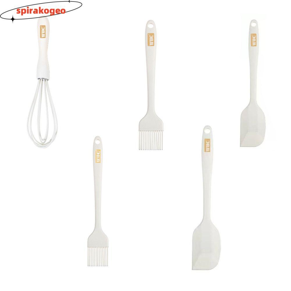 Dụng cụ nấu ăn SPIRAKOGEO, Tiện ích nhà bếp thiết kế công thái học màu trắng, Thiết kế lỗ treo chịu 