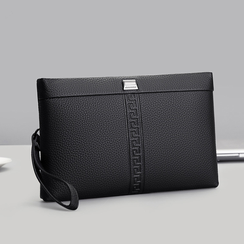 Túi xách nam Túi ly hợp da thật cao cấp dành cho doanh nhân Túi ly hợp da bò lớp đầu tiên Túi đựng phong bì dung tích lớn 9.225