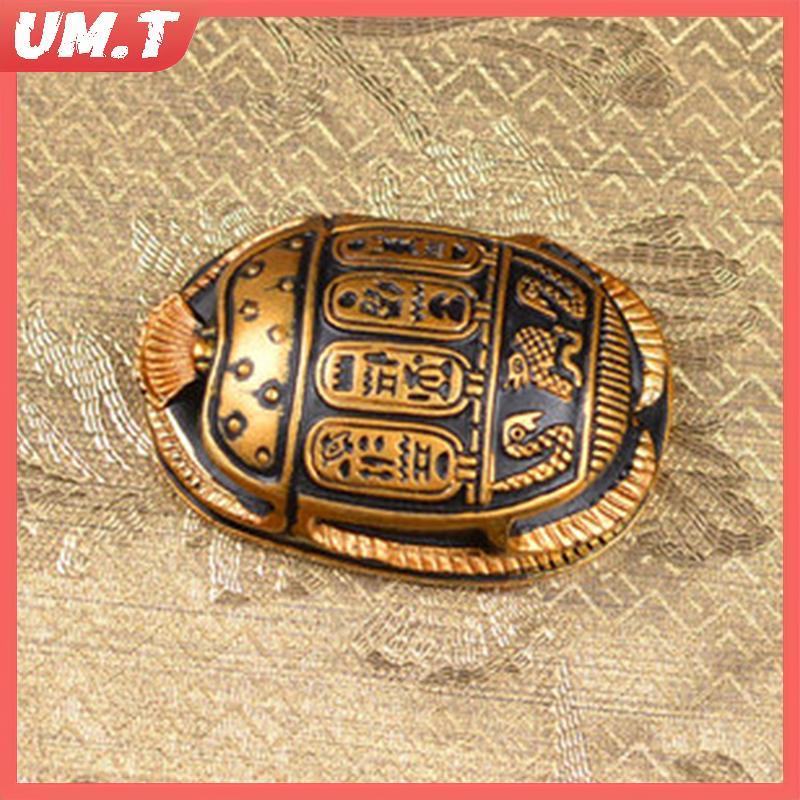UM.T Cổ Ai Cập Bùa Hộ Mệnh Scarab Hình Động Vật Trang Trí Độc Đáo Mini Scarab Cánh Cứng Lưu Niệm Hìn