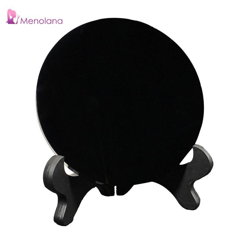 Gương đọc sách Obsidian đen phong thủy, Đĩa Obsidian đen có, tròn mịn