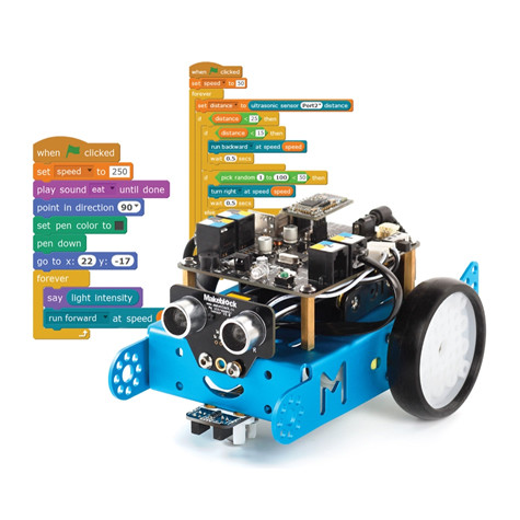 Robot mBot KJ005 Lập Trình Arduino IDE Và mBlock Dành Cho Trẻ Em Và Người Mới Bắt Đầu Học Lập Trình 