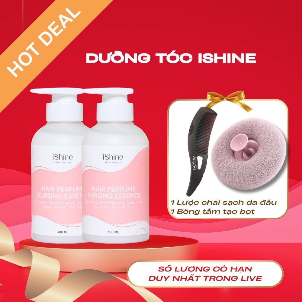 [LIVE] 1+1 SERUM DƯỠNG TÓC HƯƠNG NƯỚC HOA TÓC MỀM MƯỢT ISHINE