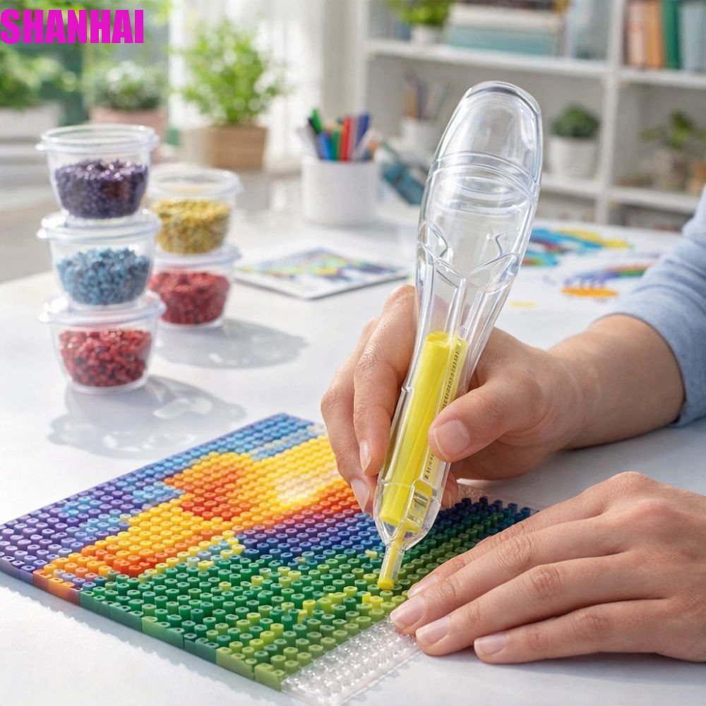 Bút hạt cầu chì SHANHAI, chống trượt với hộp đựng hạt Bút định vị hạt, tiết kiệm thời gian đa chức n
