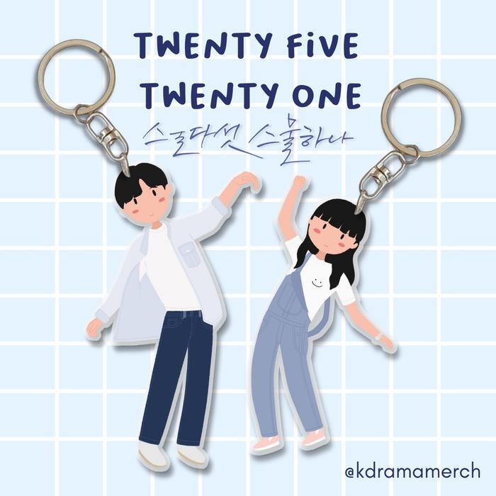 2521 TWENTY FIVE TWENTY ONE KEYCHAIN DRAMA KOREA / NAM JOO HYUK / KIM TAE RI / DRAKOR / DRAMA KOREA 