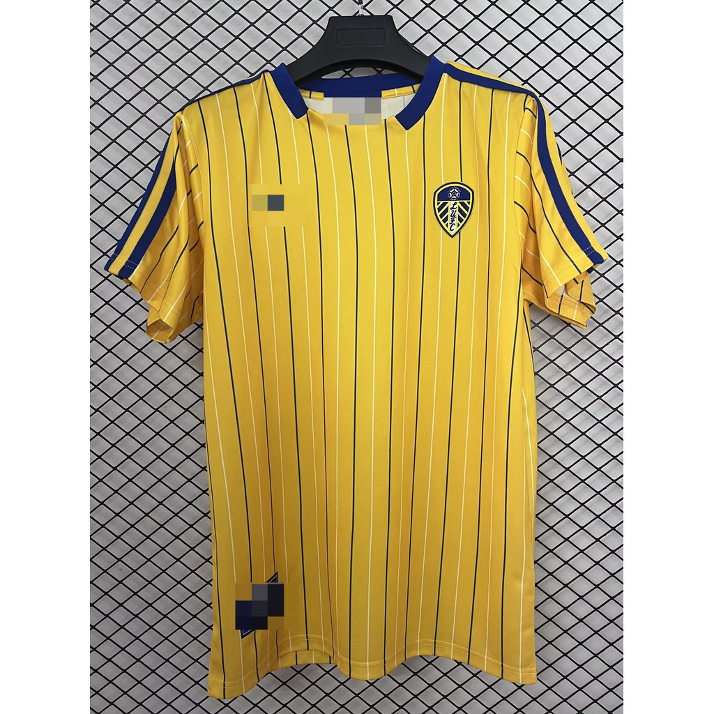 Sơ mi bóng đá Leeds United màu vàng cổ điển, size từ S tới 4XL