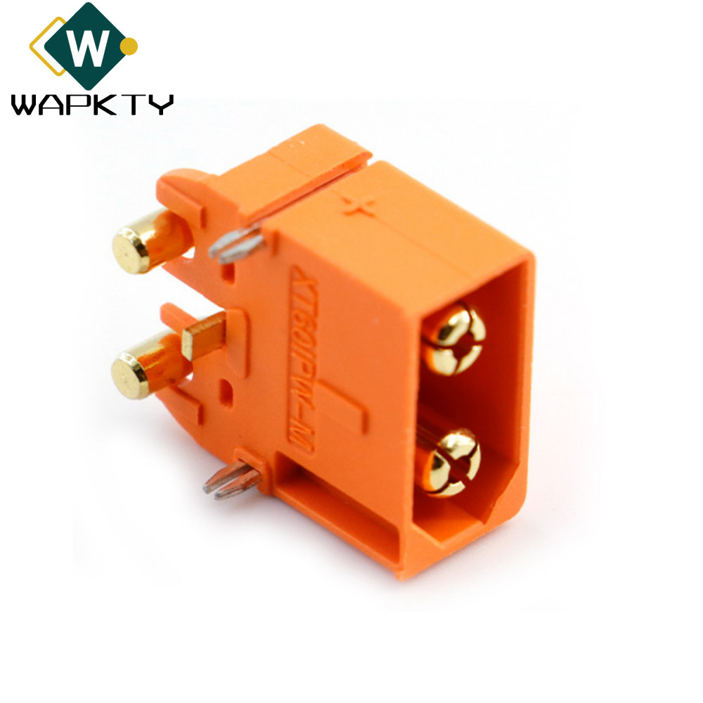 WAPKTY 2 Phích cắm dòng XT60I, Tín hiệu 2 + 1 Đồng thau mạ vàng XT60IE-M XT60IPW-M, Amass Dòng điện 