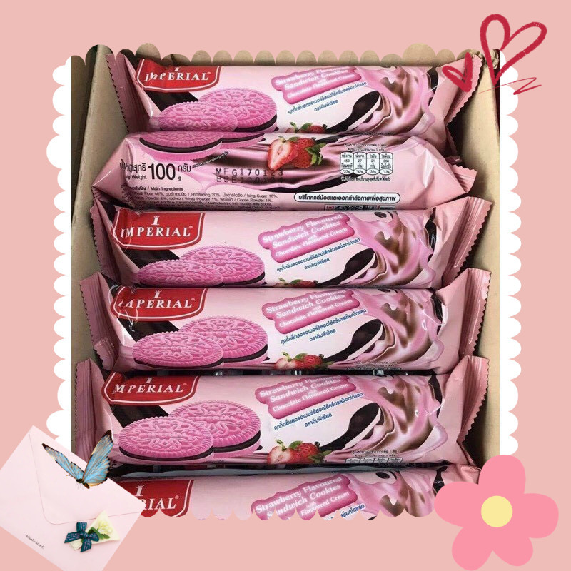 COMBO 2 - Bánh quy trang trí bánh kem, bánh tròn orio Thái, túi 13 cặp bánh