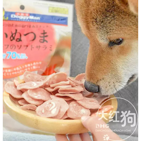 DoggyMan DoggyMan Salami Wave Slices Pet Meat Slices Meat Strips Teddy Golden Retriever Dog Snacks 0