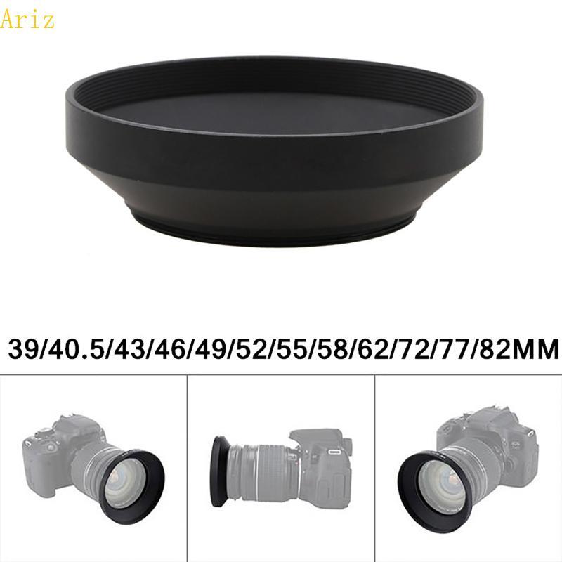 Arizo 39mm 40 5mm 43 46 49 52 55 58 62 72mm Hợp kim nhôm Kim loại Ống kính góc rộng Hood