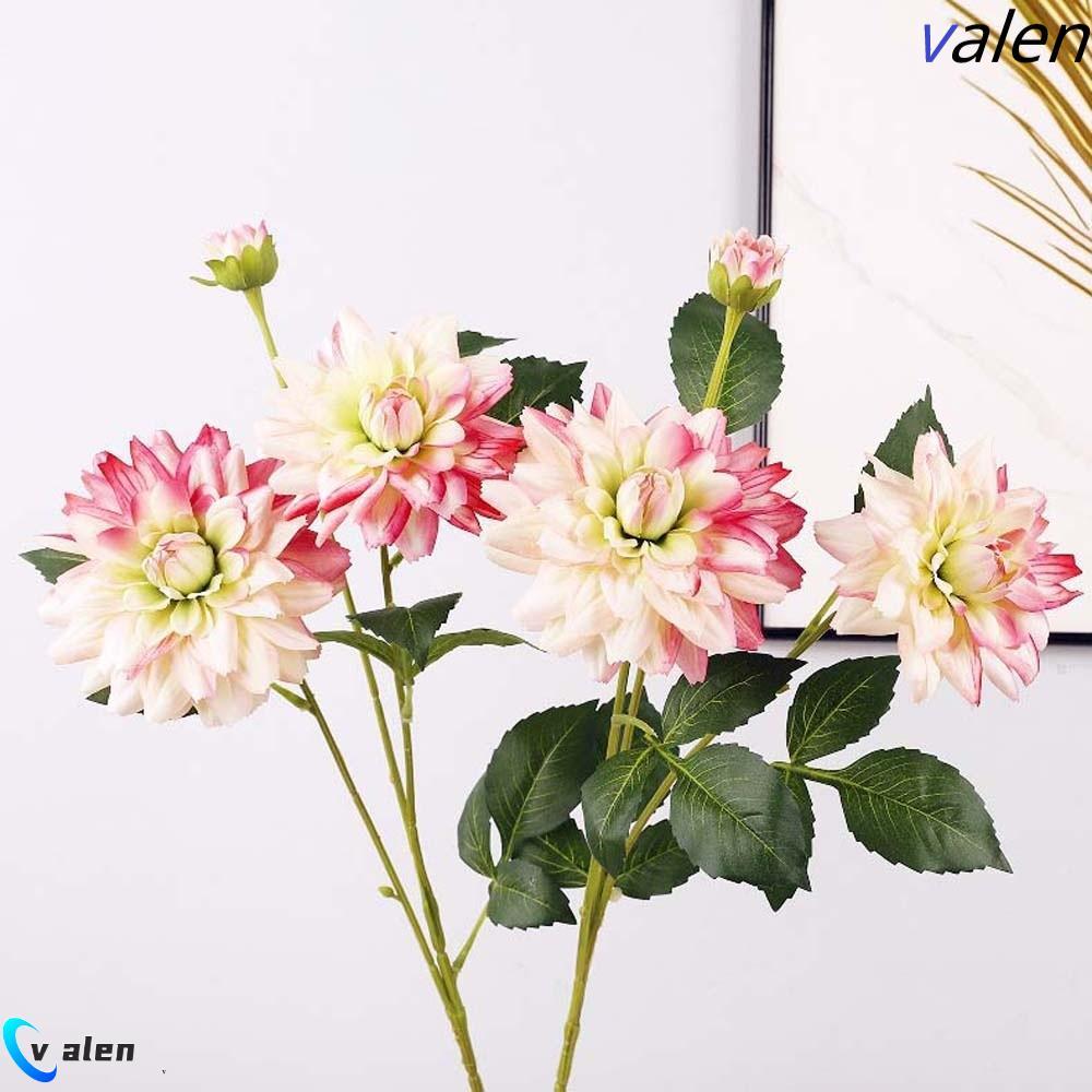 REXOR Mô Phỏng Big Dahlia, Cây Handmade Hoa Dahlia Nhân Tạo, Đạo Cụ Chụp Ảnh 76cm Cảm Ứng Thực Tế Gi