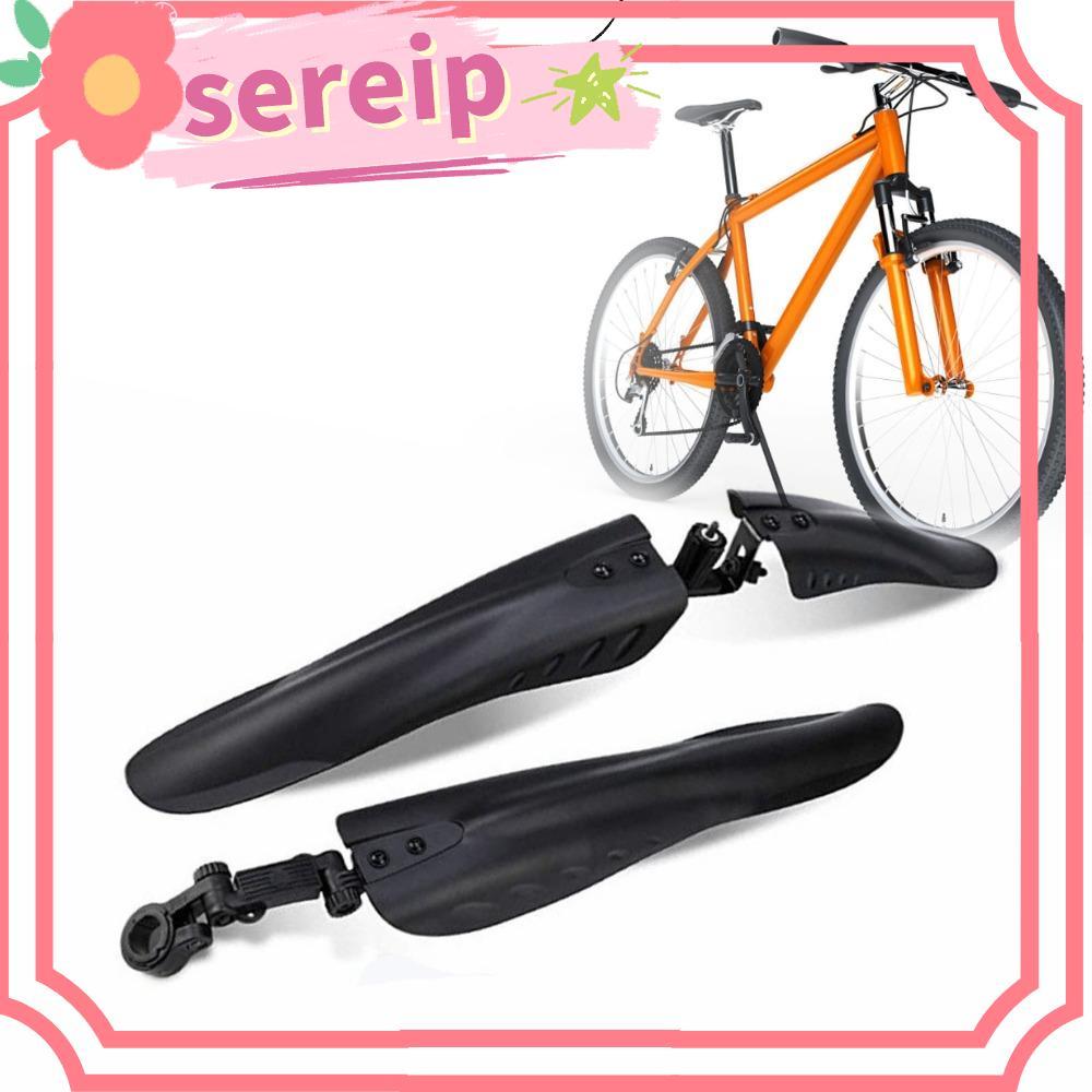 Bộ chắn bùn xe đạp SEREIP, Tấm chắn bùn xe đạp có thể điều chỉnh 3 phần, Vỏ bọc toàn diện bền bỉ Lắp