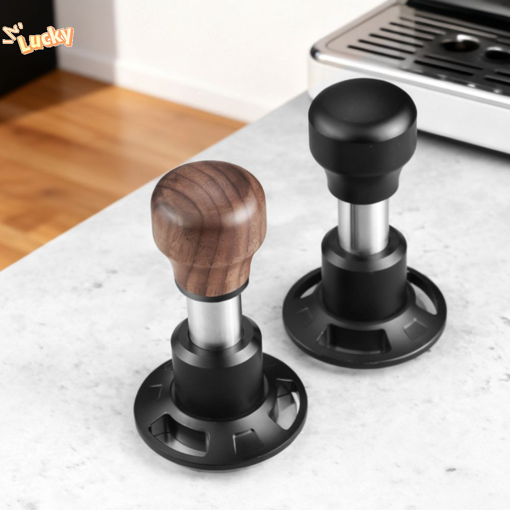 Máy Tamper LNBE Espresso, Máy Tamper cà phê nạp lò xo áp suất không đổi bằng thép không gỉ, 58,5mm 5